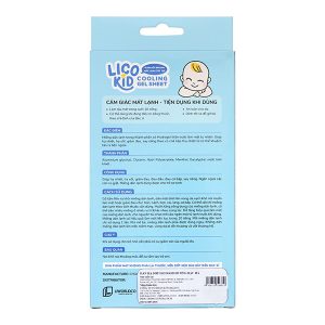 Miếng dán hạ sốt Licokid hương bạc hà (3 gói x 2 miếng)
