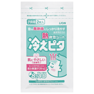 Miếng dán hạ sốt Lion Hiepita For Child cho trẻ em (5cm x 11cm) (8 túi x 2 miếng)