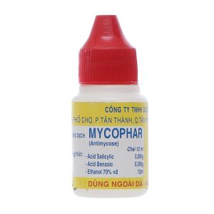 Dung dịch bôi Mycophar trị nấm da chai 12ml