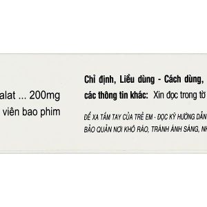 Naftizine 200mg điều trị viêm động mạch tắc nghẽn mãn tính chi dưới (3 vỉ x 10 viên)