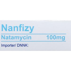 Viên đặt âm đạo Nanfizy 100mg trị và dự phòng nhiễm nấm âm hộ, âm đạo (1 vỉ x 3 viên)