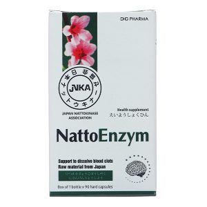 NattoEnzym hỗ trợ tan cục máu đông, ngừa đột quỵ hộp 90 viên