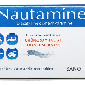 Nautamine 90mg chống say tàu xe (20 vỉ x 4 viên)