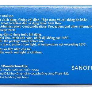 Nautamine 90mg chống say tàu xe (20 vỉ x 4 viên)