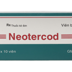 Neotercod trị triệu chứng ho khan, ho do kích ứng (2 vỉ x 10 viên)