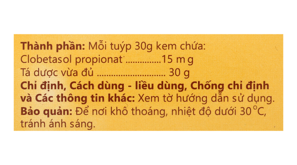 Neutasol Cream 0.05% trị chàm, vảy nến, viêm da tuýp 30g
