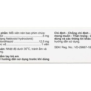 Nicarlol Plus điều trị tăng huyết áp (3 vỉ x 10 viên)