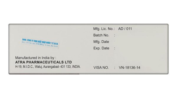 Novator 500 điều trị quá liều sắt ở bệnh nhân thalassaemia (5 vỉ x 10 viên)