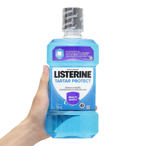 Nước súc miệng Listerine Tartar Protection ngừa mảng bám chai 750ml