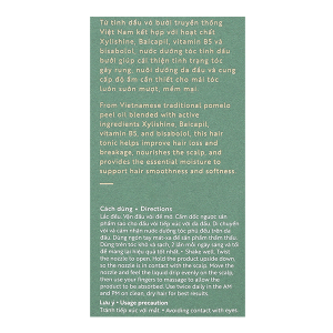 Nước dưỡng tóc tinh dầu bưởi Cocoon giảm gãy rụng, làm mềm tóc chai 140ml