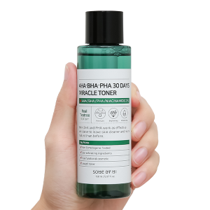 Nước hoa hồng Some By Mi AHA-BHA-PHA 30 Days Miracle Toner ngăn ngừa mụn chai 150ml