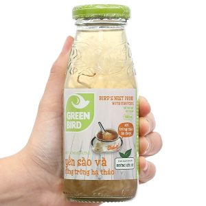 Nước yến sào và đông trùng hạ thảo Green Bird hộp 6 chai x 185ml