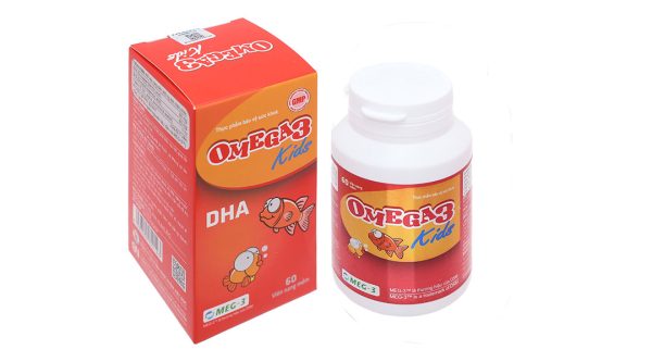 Dầu cá Omega 3 Kids phát triển não bộ, cải thiện thị lực lọ 60 viên