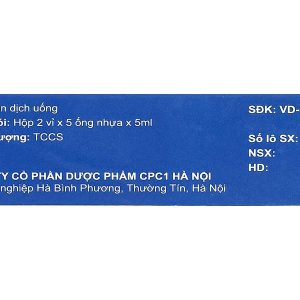 Hỗn dịch uống Oralegic 30mg/5ml điều trị viêm mũi dị ứng theo mùa (10 ống x 5ml)