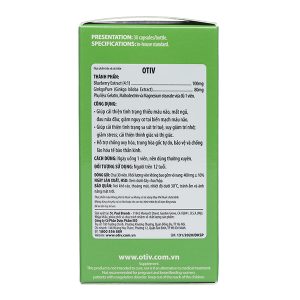 OTiV cải thiện tình trạng thiếu máu não, mất ngủ chai 30 viên