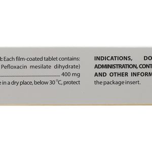 Pefloxacin Domesco 400mg trị nhiễm khuẩn (2 vỉ x 10 viên)