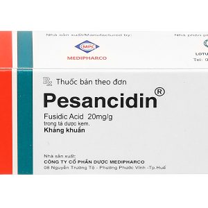 Kem bôi Pesancidin 20mg trị nhiễm khuẩn, nấm da tuýp 5g