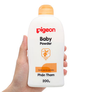 Phấn thơm Pigeon Baby Powder bảo vệ làn da bé khỏi ngứa và mẩn đỏ chai 200g