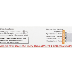 Pharcavir 25mg trị viêm gan siêu vi B mạn tính (3 vỉ x 10 viên)