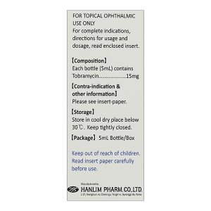 Dung dịch nhỏ mắt Philtobax trị nhiễm khuẩn mắt lọ 5ml