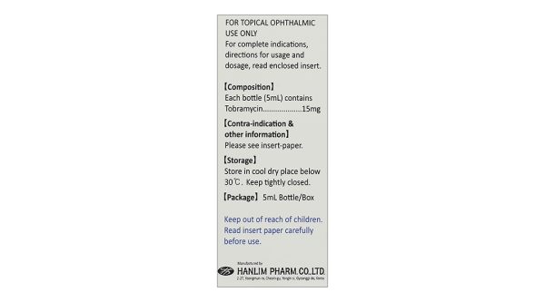 Dung dịch nhỏ mắt Philtobax trị nhiễm khuẩn mắt lọ 5ml