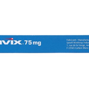Plavix 75mg phòng và trị huyết khối (1 vỉ x 14 viên)