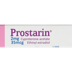 Prostarin giảm androgen, ngăn chặn một số biểu hiện cường androgen (1 vỉ x 21 viên)