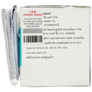 Que thử đường huyết Accu-Chek Instant hộp 25 que