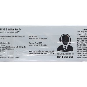 Bao cao su Sagami Xtreme gân nổi, có gai 52mm hộp 3 cái