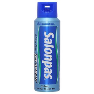 Xịt giảm đau Salonpas Jet Spray giảm đau, kháng viêm cơ khớp chai 118ml