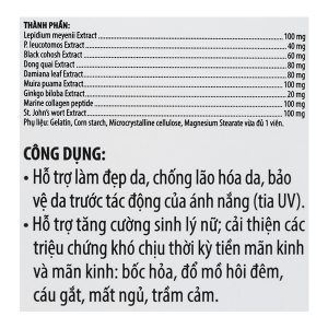 Ecogreen Woman's Ginseng Angela Gold tăng cường sinh lý nữ hộp 60 viên