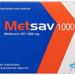 Metsav 1000 điều trị đái tháo đường (10 vỉ x 10 viên)