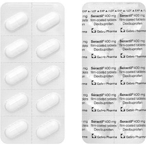 Seractil 400mg Film-coated tablets điều trị viêm xương khớp (3 vỉ x 10 viên)