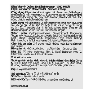 Serum dưỡng tóc Ellips Hair Vitamin giúp tóc óng mượt hộp 12 viên
