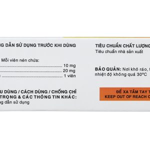 Silvasten 20/10mg trị rối loạn mỡ máu (4 vỉ x 7 viên)