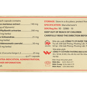 Silymax Complex trị viêm gan do virus, gan nhiễm mỡ (6 vỉ x 10 viên)
