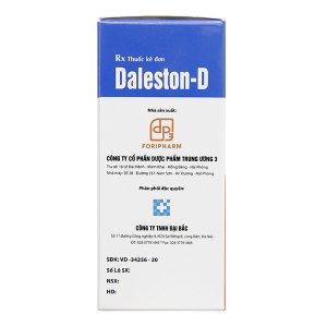 Siro Daleston-D trị viêm mũi dị ứng, mề đay, viêm đường hô hấp trên chai 30ml
