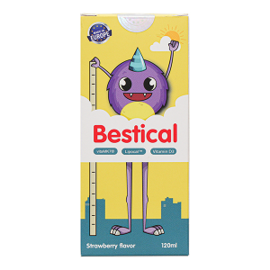 Siro ErgoPharma Bestical hỗ trợ xương và răng chắc khỏe chai 120ml