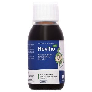 Siro Heviho hỗ trợ giảm ho, long đờm chai 100ml