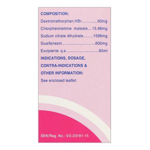 Siro ho Antituss Plus trị ho do cảm cúm, viêm phổi, viêm phế quản chai 60ml