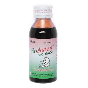 Siro HoAstex trị ho, giảm ho trong viêm họng, viêm phế quản, khí quản chai 90ml