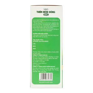 Siro Thiên Môn Đông DC giảm ho, giảm đau rát họng chai 125ml