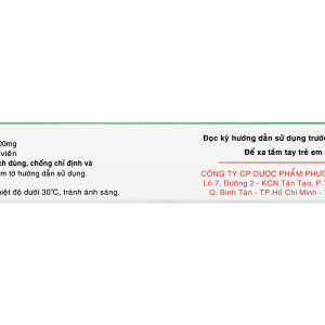 Smodir - DT 300mg trị nhiễm khuẩn (1 vỉ x 10 viên)