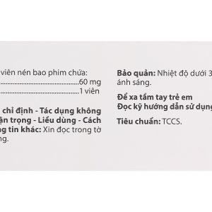 Spas-agi 60 chống đau do co thắt cơ trơn ở đường tiêu hóa (6 vỉ x 10 viên)