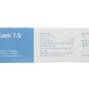 Stadxicam 7.5 trị viêm khớp dạng thấp (5 vỉ x 10 viên)