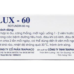Stilux-60 giảm lo âu, căng thẳng (10 vỉ x 10 viên)