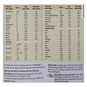 Sữa bột Glucerna bổ sung dinh dưỡng cho người tiểu đường hương vani (380g)