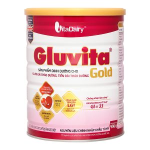Sữa bột Gluvita Gold bổ sung dinh dưỡng cho người đái tháo đường (900g)
