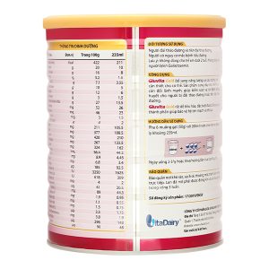 Sữa bột Gluvita Gold bổ sung dinh dưỡng cho người đái tháo đường (900g)