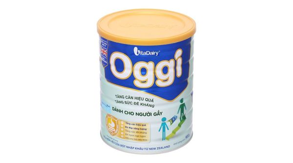 Sữa bột Oggi giúp tăng cân hiệu quả cho người lớn, trẻ em trên 3 tuổi (900g)